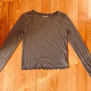 Mudd striped top NWOT